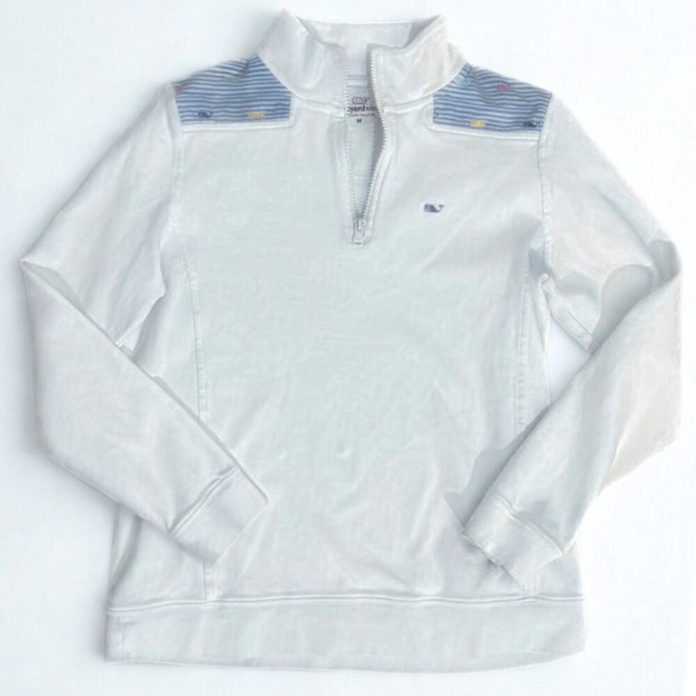 Vineyard Vines Pullover White Size Med